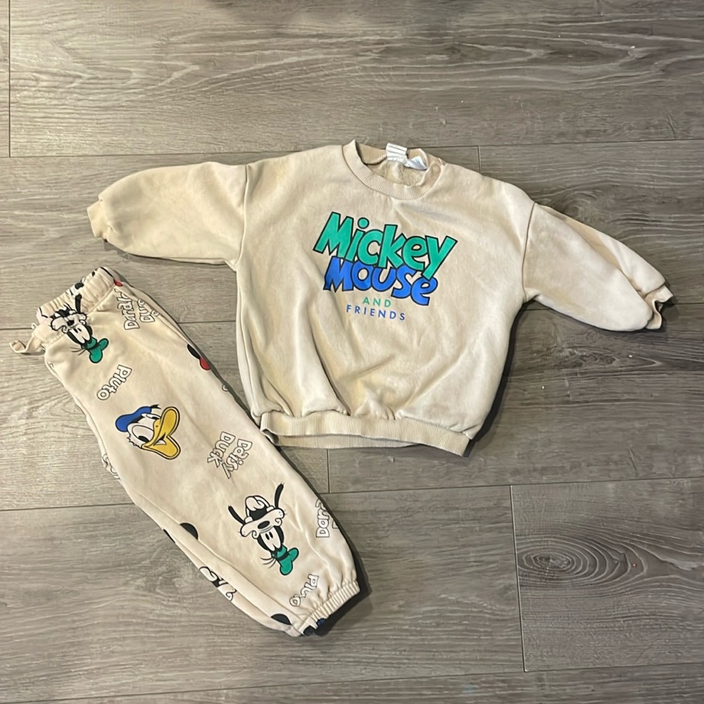 Disney sweat suit
